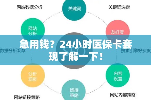 许昌急用钱？24小时医保卡套现了解一下！